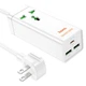 Мережевий фільтр Hoco AC9A з USB портами для дому та офісу захист від перевантажень та короткого замикання - зображення 2