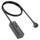 Мережевий фільтр Hoco AC9A з USB портами для дому та офісу захист від перевантажень та короткого замикання - зображення 3