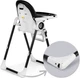Krzesełko do karmienia Nukido Belo ze stolikiem czarne (5903890611521) - obraz 3