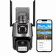 IP камера Besder P10QS 9MP с зумом и сиреной для видеонаблюдения дома и бизнеса с зарядным устройством и 3 линзами - изображение 1
