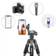 Штатив для фото и видео Tripod Stand Neepho NP-8840 легкий многофункциональный до 3 кг высота 1.80 м - изображение 3