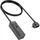 Мережевий фільтр Hoco AC9A з 3 USB портами для заряджання пристроїв із захистом від перевантажень чорний - зображення 1