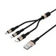 Кабель USB Hoco X26 3 в 1 Micro-USB для зарядки и передачи данных 1 м 2A нейлоновая оплетка - изображение 5
