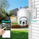 IP WiFi камера 3MP HD уличная с поворотом и ночным режимом для видеонаблюдения и безопасности - изображение 8