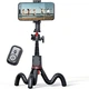 Штатив Monopod Tripod для телефону та фотоапарата гнучкий телескопічний з Bluetooth пультом дистанційного керування - зображення 1