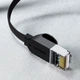 Кабель Ethernet RJ45 CAT6 Baseus 3м плоский для подключения компьютера и маршрутизатора скорость 1 Гбит/с - изображение 5