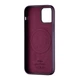 Чохол Leather Case MagSafe захист камери для iPhone 12/12 Pro бордовий - зображення 3