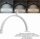 Бестеневая LED лампа 20W для наращивания ресниц с сенсорным управлением и держателем для телефона - изображение 7