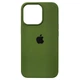 Чохол силіконовий протиударний для iPhone 13 Pro Max захист камери колір Army Green - зображення 1