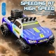 Машинка на радиоуправлении для улицы KF19 1:18 Mini RC Car Blue – Гоночный автомобиль, Внедорожник, 4WD, до 30 км/ч, до 22 минут, до 80 м - изображение 7