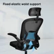 Кресло офисное эргономичное Deli 4505 Executive chair с 2D-подголовником Черное (6941798404431) - изображение 5