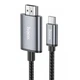 Перехідник Hoco UA27 Type-C - HDMI 4K 2m Black - зображення 1