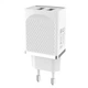 Сетевое зарядное устройство Hoco C43A 2.4A 2USB White - изображение 1