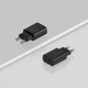 Сетевое зарядное устройство Xiaomi ZMI Adaptor Fast Charging QC3.0 18W Black (HA612) - изображение 3