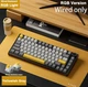 Клавіатура AJAZZ AK820 Black-Yellow Ігрова Дротова Механічна, RGB, Moon Yellow Switch - зображення 6