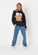 Худі Missguided TJF25707 36 чорний - изображение 4