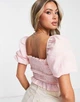 Топ Missguided TW630244 38 рожевий клітинка - изображение 3