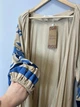 Женское платье на запах с вышивкой длинное с поясом SEAM MKSMV230/577 - 50/52, Бежевий - изображение 4