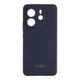 Противоударный Чехол Liquid Silicone (AA) Full Camera для Xiaomi Redmi Note 14 4G (Global version) 08.Dark Blue - изображение 1