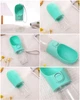 Портативная бутылка - поилка с кнопкой для прогулок Dog Water Bottle 300 мл для собак и котов - зеленая - изображение 5