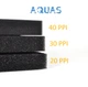 Фильтрующая губка мат AQUAS 500х500х20 мм 20PPI черная - изображение 3