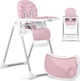 Krzesełko do karmienia Ricokids Tulo różowe (5903890614171) - obraz 7