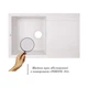Кухонна мийка Lidz 790x495/230 WHI-01 (LIDZWHI01790495230) - изображение 3