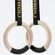 Деревянные гимнастические кольца со стропами Troli Wooden Rings with Slings 4,5 метра х 25мм 32мм - изображение 1