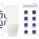 Унітаз підлоговий Qtap Tern Ultra Quiet безобідковий з сидінням Soft-Close - зображення 3