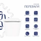 Унітаз підвісний Qtap Crow безобідковий з сідінням Soft-close QT05335170W - изображение 3