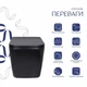 Унітаз підвісний Qtap New Ultra Ultra Quiet безобідковий з сидінням Soft-close MATT BLACK - зображення 3