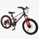 Детский спортивный велосипед 20 дюймов Corso Next магниевый, оборудование Shimano (Черно-красный) - изображение 2