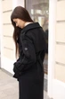 Демісезонне пальто Mila Nova ПВ-93 44 чорне - изображение 3