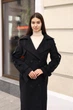 Демісезонне пальто Mila Nova ПВ-93 44 чорне - изображение 4