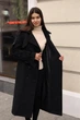 Демісезонне пальто Mila Nova ПВ-93 44 чорне - изображение 5