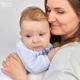 Костюм для хрещення хлопчика Мамине Сонечко Хвоя ультрамарин 86 білий велюр + мішечок для першого локону в подарунок (12231-6) - зображення 5