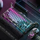 Геймерська магнітна механічна клавіатура з HOT SWAP GRAVASTAR Mercury V75 Pro, HE Magnetic Switch, 8k, RGB, 80key УКР/АНГЛ Cyberpunk/Чорна (GS_V75_PRO_U_RM_EGRY) - изображение 9