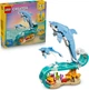 Конструктор LEGO Creator Морские животные: красивые дельфины 542 детали (31385) - изображение 19