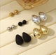 Набор сережек "Fashion Jewelry", 3 цвета - изображение 2