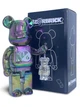 Статуетка колекційна фігурка Bearbrick Project 1/6 Clear Chrome Black 400% 28 см Medicom Toy - зображення 5