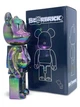 Статуетка колекційна фігурка Bearbrick Project 1/6 Clear Chrome Black 400% 28 см Medicom Toy - зображення 6