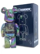 Статуетка колекційна фігурка Bearbrick Project 1/6 Clear Chrome Black 400% 28 см Medicom Toy - зображення 8