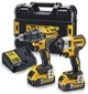 Комплект из двух аккумуляторных инструментов DeWALT 18В: дрель-шуруповерт DCD791 и ударный шуруповерт DCF887 с аккумуляторами 2х5А (632696) - изображение 1