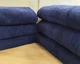 Набор турецких махровых однотонных полотенец Zeron 6 штук 70х140 Dark Blue плотность 500 г/м2 - изображение 2