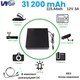 ИБП Mini UPS повербанк (31 200 мАч. 12V 3А) для модема маршрутизатора роутера терминала WGP 30WDL с разветвителем БЕЗ блока питания - изображение 1