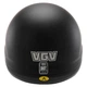 Мотошлем интеграл (full face) VGV MT-3304 размер M черный-белый - изображение 3
