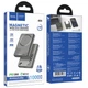 Павербанк Hoco 10000mAh 20W Павербанк Hoco Q34 Clever с беспроводной зарядкой Magsafe, Портативный внешний аккумулятор, порт Type-C, быстрая зарядка PD, LED-дисплей Серый - изображение 5