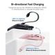 Павербанк Baseus 10000mAh 22.5W Павербанк Baseus EnerFill FC21 Qpow 3 Ultra зі швидкою зарядкою, Портативний зовнішній акумулятор, порти USB/Type-C/Lightning, LED-дисплей, кабель Type-C to Lightning (E0027L00) Чорний - зображення 6