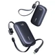 Павербанк Baseus 20000mAh 22.5W Павербанк Baseus EnerFill FC21 Qpow 3 Ultra зі швидкою зарядкою, Портативний зовнішній акумулятор, порти USB/Type-C/Lightning, LED-дисплей, кабель Type-C to Lightning (E0027M00) Чорний - зображення 3