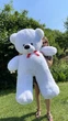 Мягкая игрушка BigMishki плюшевый мишка Ветли 160 см белый - изображение 1